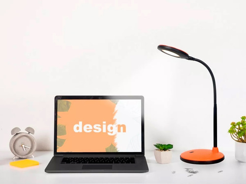 Imagen 2 de 10 de Lámpara Escritorio Integra Flexible 6w Platil Calido Cuotas