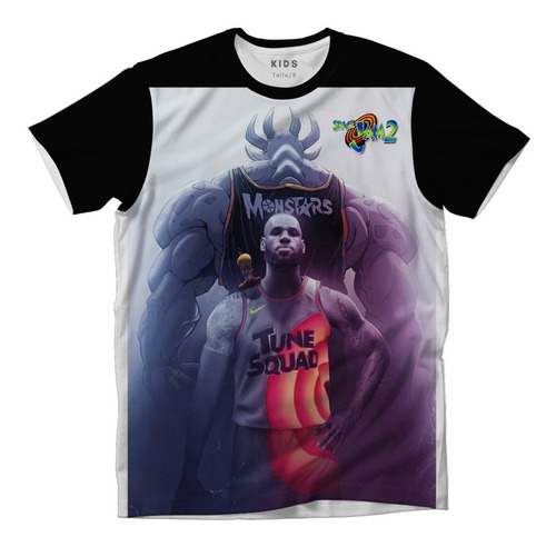 Playera Hombre Space  Jam Tunes Bugs Película  Full Print 