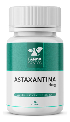 Astaxantina 4mg 30 Cápsulas