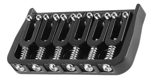 Para Puente De Guitarra Eléctrica Negro Fijo De Metal
