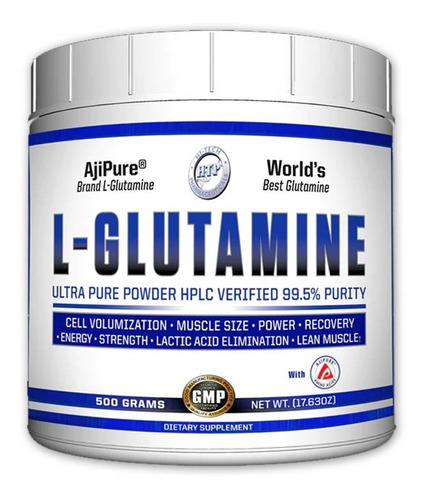 L-glutamine - L-glutamina - Hi-tech - 500gr