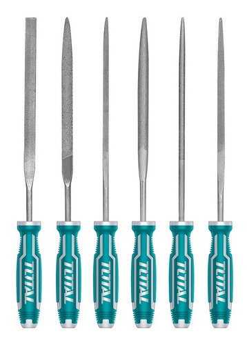 Set Kit Juego De Limas Cortas Total 6 Piezas 140 Mm
