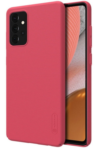 Case Delgado Mate  Para Galaxy A72 De Policarbonato Rojo