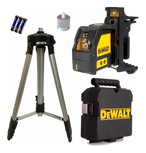 Nivel A Laser Auto Nivelador 2 Linhas Dw088k Dewalt + Tripe