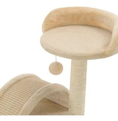 Imagen 2 de 2 de Rascador De Pedestal Con Juguete Para Gato