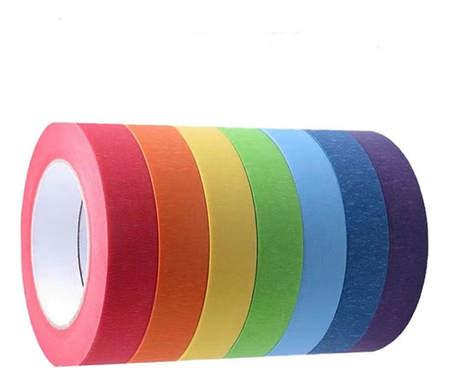 Cinta Adhesiva Colorful Tape V2, Cinta Adhesiva De Colores P