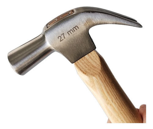 Martillo Galponero 500 Gr Cabo De Madera Saca Clavo