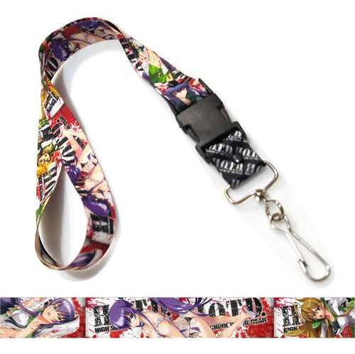 Portagafete Lanyard Highschool Of The Dead Hotd Anime Saeko