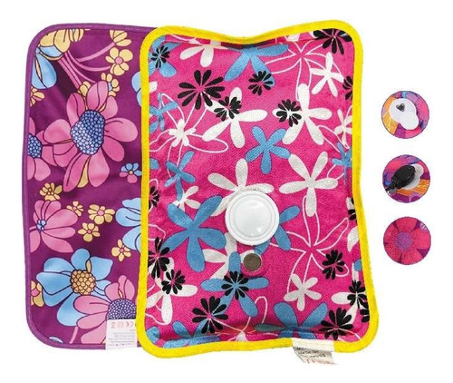 Bolsa De Agua Caliente Eléctrica Invierno Calentador Rosado Rosa