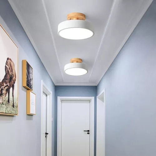 Led Lámpara De Techo Moderna Ø18cm 3 Colors Para Habitacion