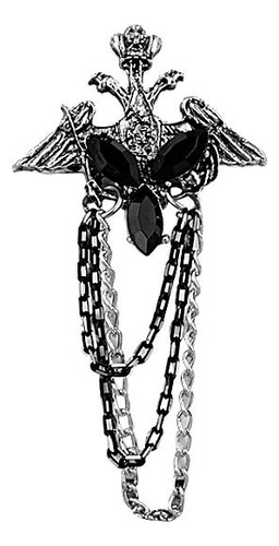 3 Conjunto De Collar De Plata Con Cristales 3 Piezas