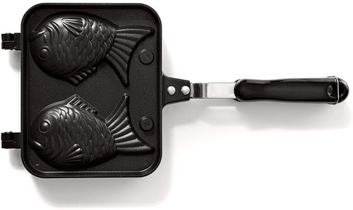 Imagen 2 de 7 de Waflera Doble Para Taiyaki Con Forma De Pescado