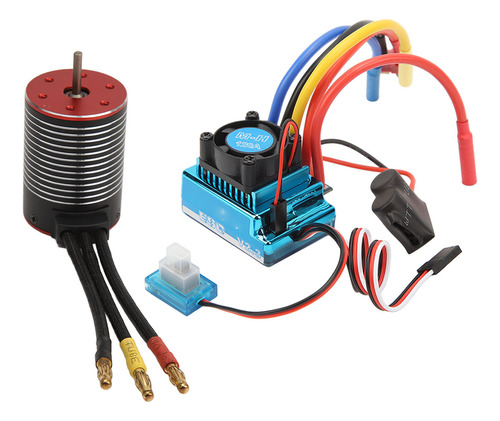 Motor Sin Escobillas 3650, 120 A, Esc, Rc Professional, Resi