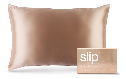 Funda De Almohada Slip Tamaño Queen Color Rose Gold