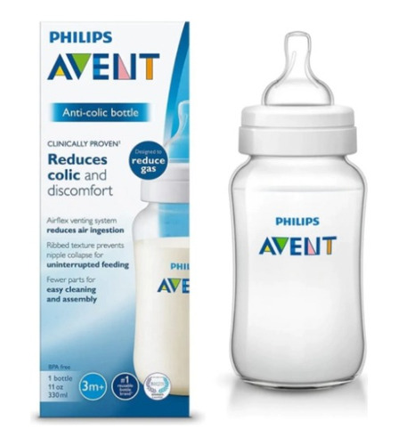 Mamadera Avent Classic 330ml 3m+ SCF816/19