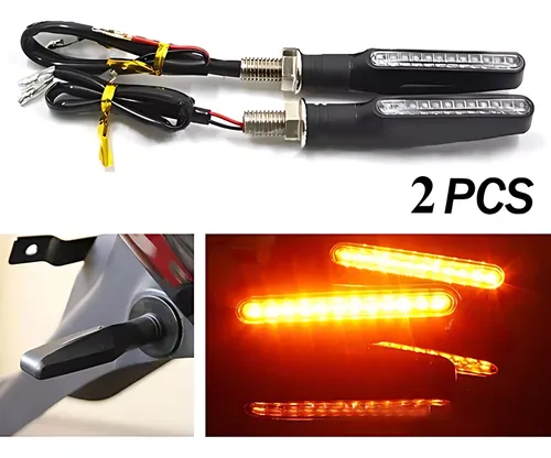 Direccionales Led Secuencial Moto Juego X 2 Unidades