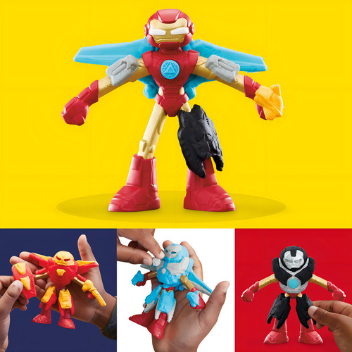Set De Masas De Playdoh De Iron Man Laboratorio De Armaduras