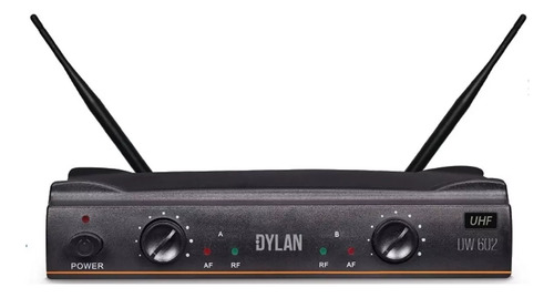 Microfone Duplo Sem Fio Par Digital Dylan Dw602-max Uhf