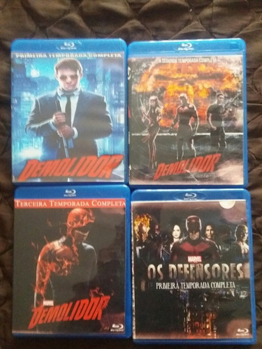 Lote 12 Séries Marvel/netflix Em Blu-ray (Usado)