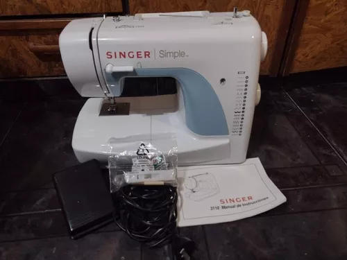 Singer 3116 Simple Sewing Machine W Pedal Original Box Used few Times
