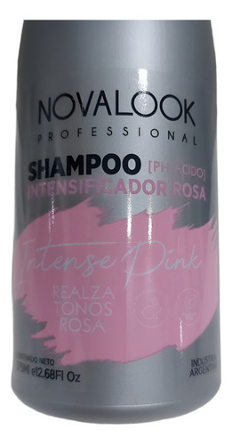 Shampoo Matizador Phacido Intensificador Rosa 375ml Novalook