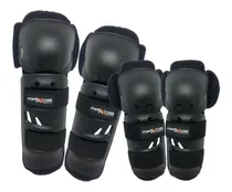 Comprar Kit Joelheira + Cotoveleira Mattos Racing Mx Motocross Cor Preto Tamanho Único