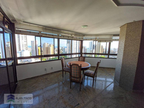 Apartamento Com 4 Suítes, 389 M² - Venda Por R$ 2.400.000 Ou Aluguel Por R$ 8.960/mês - Horto Florestal - Salvador/ba - Ap0660