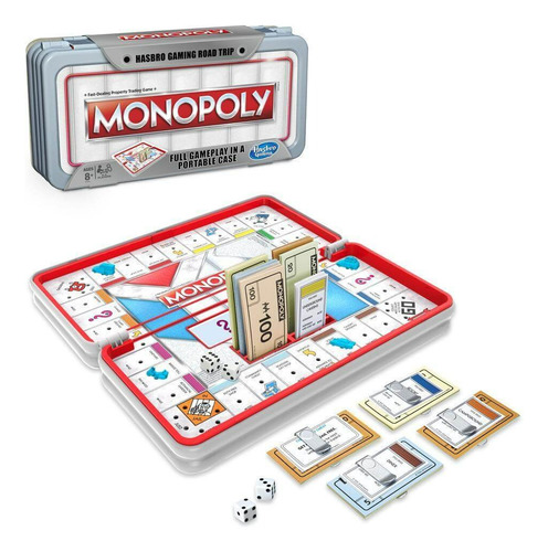 Juego De Mesa Monopoly Portatil