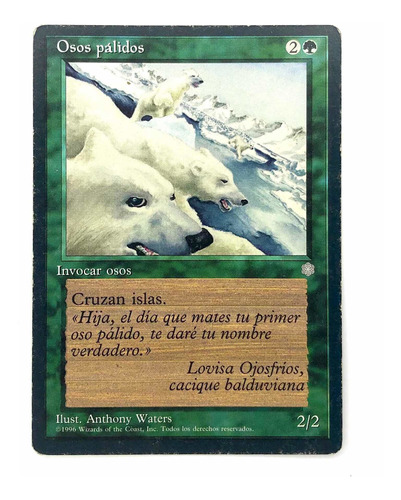 Pale Bears - Carta Original De Magic The Gathering