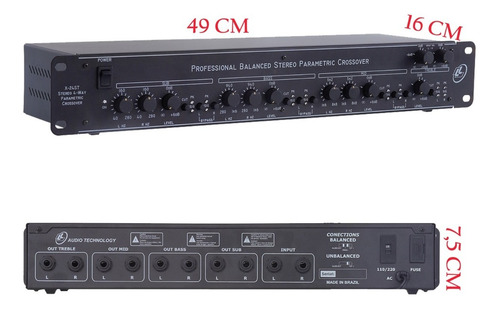 Crossover Processador Profissional Nca 4 Vias X24st Ym