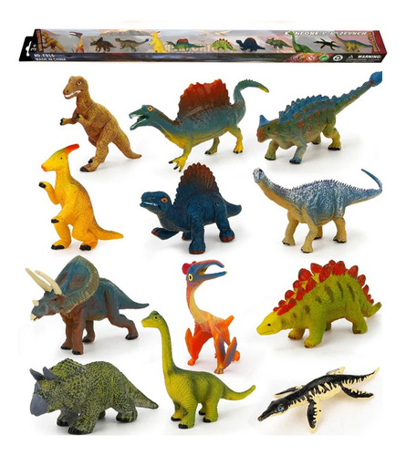 Muñecos Figuras Dinosaurios Jurassic World Colección Set X12