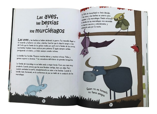 101 Fábulas De Esopo De Pasta Dura Saldaña