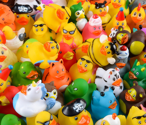 Rhode Island Novelty Surting Rubber Ducks, Conjunto De 100