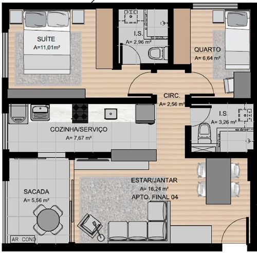 Imagem 19 de 26 de Apartamento - Ap01787 - 70538511