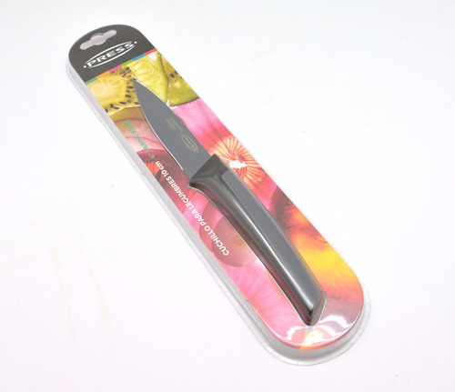 Cuchillo De Cocina Para Legumbres 10 Cm Antiadherente Press Color Gris Oscuro