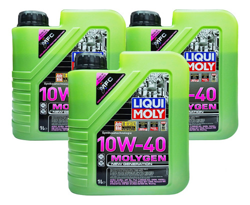 Aceite De Litro 10w40 Sintetico Liqui Moly 