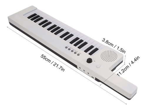 Imagen 10 de 10 de Teclado De 37 Teclas, Piano, Guitarra Portátil, Órgano Elect