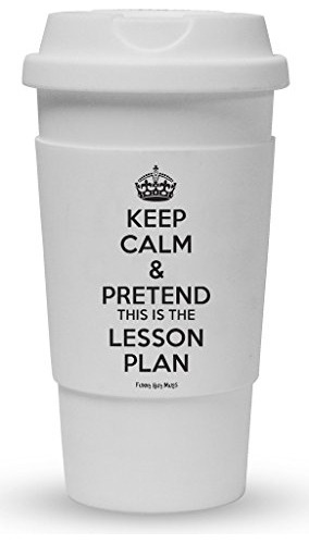 Tazas Funny Guy Keep Calm & Finge This Is The Lesson Plan T