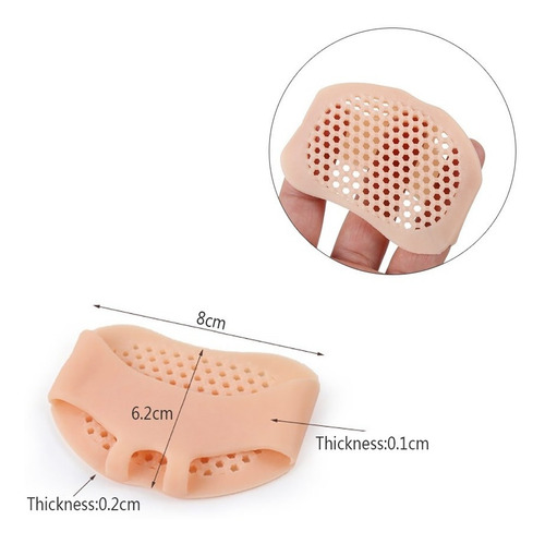 Almofadas De Silicone Para O Antepé: Conforto Extra Para Pés