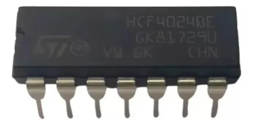 Lot De 2 Circuits Intégrés CD4024 BCN - Neufs, Emballés, Prêts à L'emploi