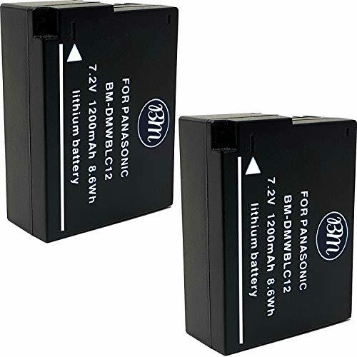 Paquete De 2 Baterias Bm Premium Dmw-blc12 De Alta Capacid