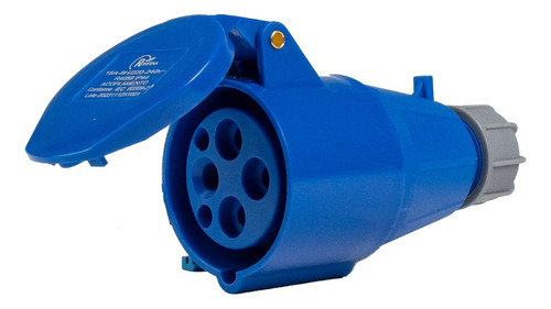 Tomada Acoplamento 32a 3p+t 220v Ip44 9h Azul