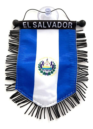Prk 14 Bandera De El Salvador Para Coche Y Llavero Combo Pac