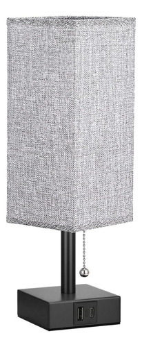 Aooshine Lámpara De Cabecera Para Dormitorio Con Puertos Usb
