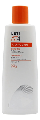 Leti At4 Shampoo Emoliente Y Protector Piel Atopica 250ml.