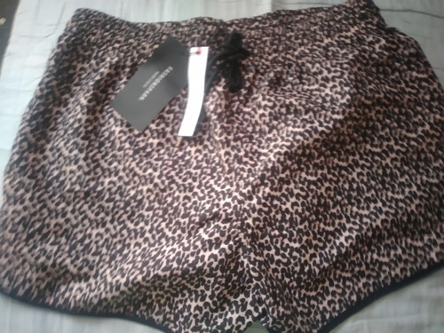 Short De Dama Animal Print Playero