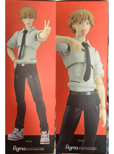 Figura De Acción De Anime Figma 586 Chainsaw Man Denji,