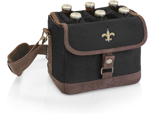 Nfl New Orleans Saints Con Aislamiento De Botellero Para 6