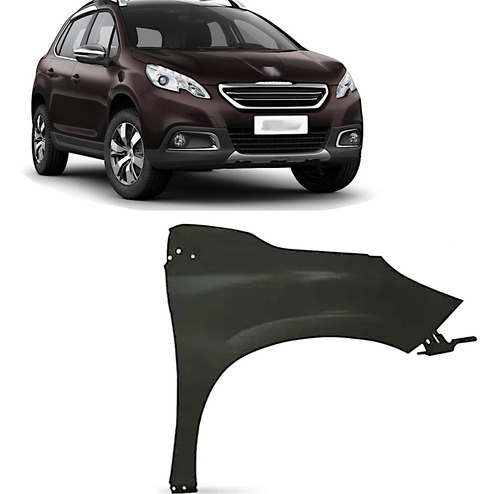 Paralama Peugeot 2008 Allure 2015 2016 2017 18 2019 Direito