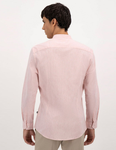 Camisa Casual Hombre Linen Slim Fit Lmental